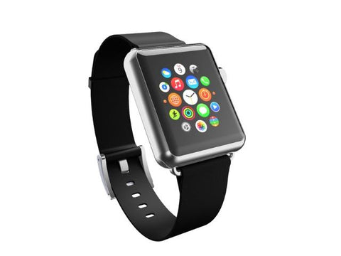 Incipio Premium Leather Apple Watch 1/2/3 38mm - Ebony