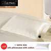 Lilysilk Mulberry Silk Cotton Pillowcase With Hidden Zippe Terse Pillow Cover With Cotton Underside King Queen Standard