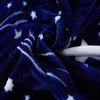 Bright stars bedspread blanket 200x230cm High Density Super Soft Flannel Blanket to on for the sofa/Bed/Car Portable Plaids