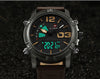 2017 NAVIFORCE Men's Fashion Sport Watches Men Quartz Analog LED Clock Man Leather Military Waterproof Watch Relogio Masculino