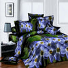 Plant Blue flower 3D Polyester Bedding Set of Duvet Cover set Bed Sheet Pillowcase Bed Clothes Queen size