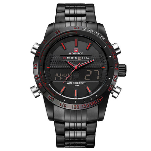 Watches Men Top Luxury Brand Naviforce Waterproof Date Clock Male Full Steel Casual Quartz Sport Wrist Watch Relogio Masculino