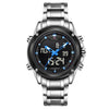 NAVIFORCE Sport Clock Men's Quartz Wrist Watch Military Watch For Men Full Steel Men Watch Relogio masculino Reloj Hombre 2016