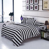 2016 New Drop Ship Bedding Set Twin/Full/Queen Size Duvet Cover Set Classic Black and White Bed Sheet Sets Home Textile