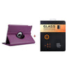 For Case Apple iPad Air 2 PU Leather Smart Stand Flip Case Cover 360 Rotating Premium Tempered Glass Screen Protector Gifts