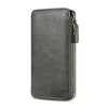 FLOVEME Vintage Wallet Case for iPhone 6 6S 7 Plus Leather Cover Zipper Handbag Card Holder Retro Phone Cases for iPhone 6 6S 7
