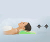 2016 Orthopedic Latex Magnetic 50*30CM Neck Pillow Slow Rebound Memory Foam Pillow Cervical Health Care Pain Release Pillow