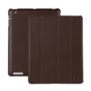 Jisoncase For iPad 4 3 2 case Magnetic Auto Wake up sleep Litchi Surface Leather Cover PU Stand Holder Case for iPad