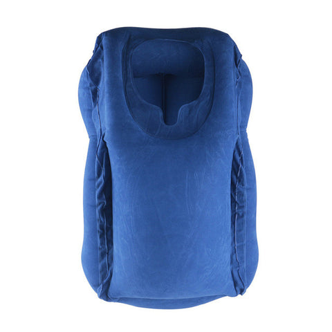 Travel pillowInflatable pillows air soft cushion trip portable innovative products body back support Foldable blow neck pillow
