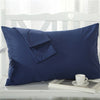 BeddingOutlet Gray Pillow Case Rectangle Solid Color Bedclothes 100% Cotton Soft Decorative Pillow Covers 48cmx74cm 2Pcs Hot