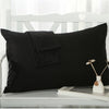 BeddingOutlet Gray Pillow Case Rectangle Solid Color Bedclothes 100% Cotton Soft Decorative Pillow Covers 48cmx74cm 2Pcs Hot