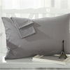 BeddingOutlet Gray Pillow Case Rectangle Solid Color Bedclothes 100% Cotton Soft Decorative Pillow Covers 48cmx74cm 2Pcs Hot