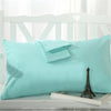 BeddingOutlet Gray Pillow Case Rectangle Solid Color Bedclothes 100% Cotton Soft Decorative Pillow Covers 48cmx74cm 2Pcs Hot
