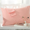 BeddingOutlet Gray Pillow Case Rectangle Solid Color Bedclothes 100% Cotton Soft Decorative Pillow Covers 48cmx74cm 2Pcs Hot