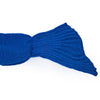 195x95CM Yarn Knitted Mermaid Tail Blanket Soft Sleeping Bed Handmade Crochet Anti-Pilling Portable Blanket Air Conditioning