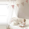 Cotton 6 Colors Hanging Kids Baby Bedding Dome Bed Canopy Mosquito Net Bedcover Curtain for Baby Kids Reading Playing Home