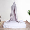 Cotton 6 Colors Hanging Kids Baby Bedding Dome Bed Canopy Mosquito Net Bedcover Curtain for Baby Kids Reading Playing Home