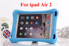Durable Kids Safe Shockproof Loud Speaker Soft Thick Foam Stand EVA Silicone Case Cover For Apple ipad Air For ipad Air 2 Shell