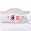BeddingOutlet Body Pillowcase Mr and Mrs Owls Romantic Pillow Case Soft Pillow Cover Valentine's Day Gift Home Textiles One Pair