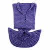 195x95CM Yarn Knitted Mermaid Tail Blanket Soft Sleeping Bed Handmade Crochet Anti-Pilling Portable Blanket Air Conditioning