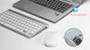 Ultra Compact Wireless Keyboard and Mouse Combo Set 2.4G Wireless Keyboard Moues Combo for Apple Mac Windows XP/7/10 IOS
