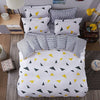 2016 New Drop Ship Bedding Set Twin/Full/Queen Size Duvet Cover Set Classic Black and White Bed Sheet Sets Home Textile