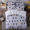 2016 New Drop Ship Bedding Set Twin/Full/Queen Size Duvet Cover Set Classic Black and White Bed Sheet Sets Home Textile