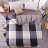 2016 New Drop Ship Bedding Set Twin/Full/Queen Size Duvet Cover Set Classic Black and White Bed Sheet Sets Home Textile