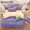 New Fashion Bedding Set 4pcs/3pcs Duvet Cover Sets Soft Polyester Bed Linen Flat Bed Sheet Set Pillowcase Home Textile Drop Ship
