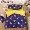 New Fashion Bedding Set 4pcs/3pcs Duvet Cover Sets Soft Polyester Bed Linen Flat Bed Sheet Set Pillowcase Home Textile Drop Ship