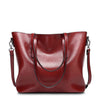 ESUFEIR Brand 2017 Fashion Women Handbag PU Women Bag Large Capacity Oil Wax Leather Shoulder Bag Casual Tote Bag Crossbody Bag