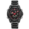 2017 Luxury Brand Men Military Sports Watches Men's Quartz LED Hour Analog Clock Male Full Steel Wrist Watch Relogio Masculino