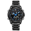 2017 Luxury Brand Men Military Sports Watches Men's Quartz LED Hour Analog Clock Male Full Steel Wrist Watch Relogio Masculino