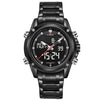 2017 Luxury Brand Men Military Sports Watches Men's Quartz LED Hour Analog Clock Male Full Steel Wrist Watch Relogio Masculino