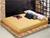 Wholesale solid color sheets fitted bed sheet elastic mattress cover bed linen bedspread polyester cotton single twin full queen