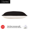Lilysilk Mulberry Silk Cotton Pillowcase With Hidden Zippe Terse Pillow Cover With Cotton Underside King Queen Standard