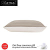 Lilysilk Mulberry Silk Cotton Pillowcase With Hidden Zippe Terse Pillow Cover With Cotton Underside King Queen Standard