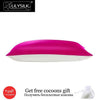 Lilysilk Mulberry Silk Cotton Pillowcase With Hidden Zippe Terse Pillow Cover With Cotton Underside King Queen Standard