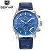 Reloj Hombre 2017 BENYAR Fashion Chronograph Sport Mens Watches Top Brand Luxury Military Quartz Watch Clock Relogio Masculino