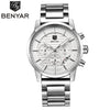 Reloj Hombre 2017 BENYAR Fashion Chronograph Sport Mens Watches Top Brand Luxury Military Quartz Watch Clock Relogio Masculino
