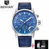 Reloj Hombre 2017 BENYAR Fashion Chronograph Sport Mens Watches Top Brand Luxury Military Quartz Watch Clock Relogio Masculino