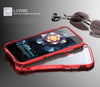 Luphie Newest Version Shockproof Armor Irregularly Aluminum Metal Screw Frame Bumper For iphone 6 6S Plus 7 Plus Case Cover