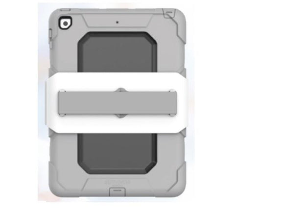 Survivor Medical - iPad 9.7 2017 with Handstrap (White/Grey)