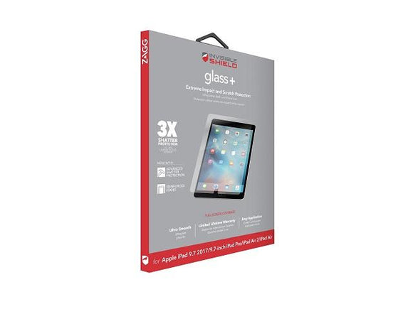 ZAGG InvisibleShield GlassPlus - iPad Air 2/ 9.7Pro/9.7 2017