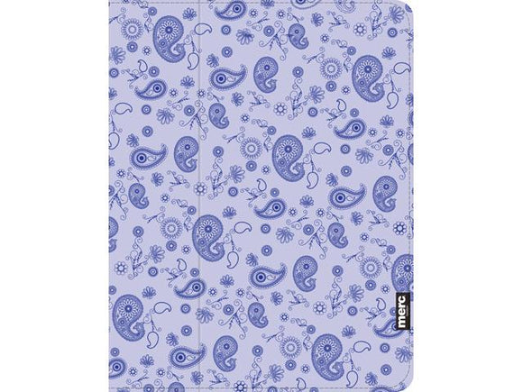 Merc iPad Air Hardshell Fabric Book Paisley - Purple