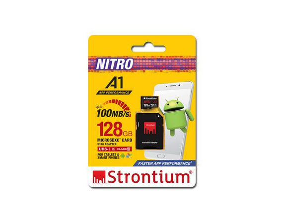 Strontium Nitro A1 128GB micro SD with Adapter ? 100MB/s U3