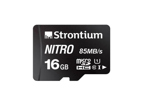 Strontium Nitro 16GB micro SD Single Pack ? 85MB/s U1 Class