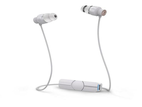 IFROGZ Audio - Impulse Wireless Earbuds - White/Rose Gold