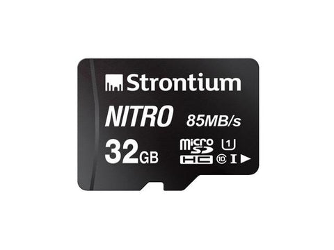 Strontium Nitro 32GB micro SD Single Pack ? 85MB/s U1 Class