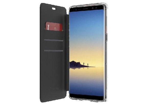 INTL Survivor Clear Wallet for Samsung Note8 - Black/Clear